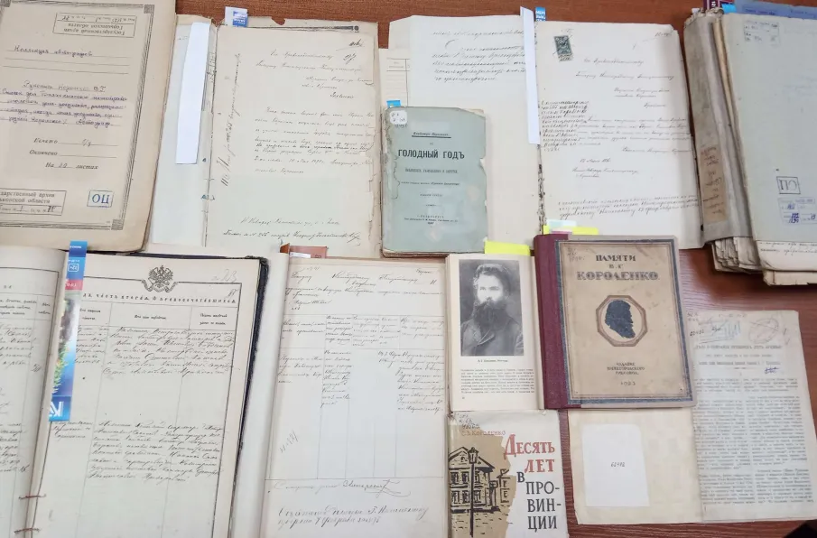 К 140-летию со дня приезда писателя В.Г. Короленко в Нижний Новгород подготовлена выставка архивных документов