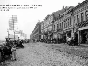 Рубрика «Архивное наследие нижегородских фотографов» Нижне-Волжская набережная