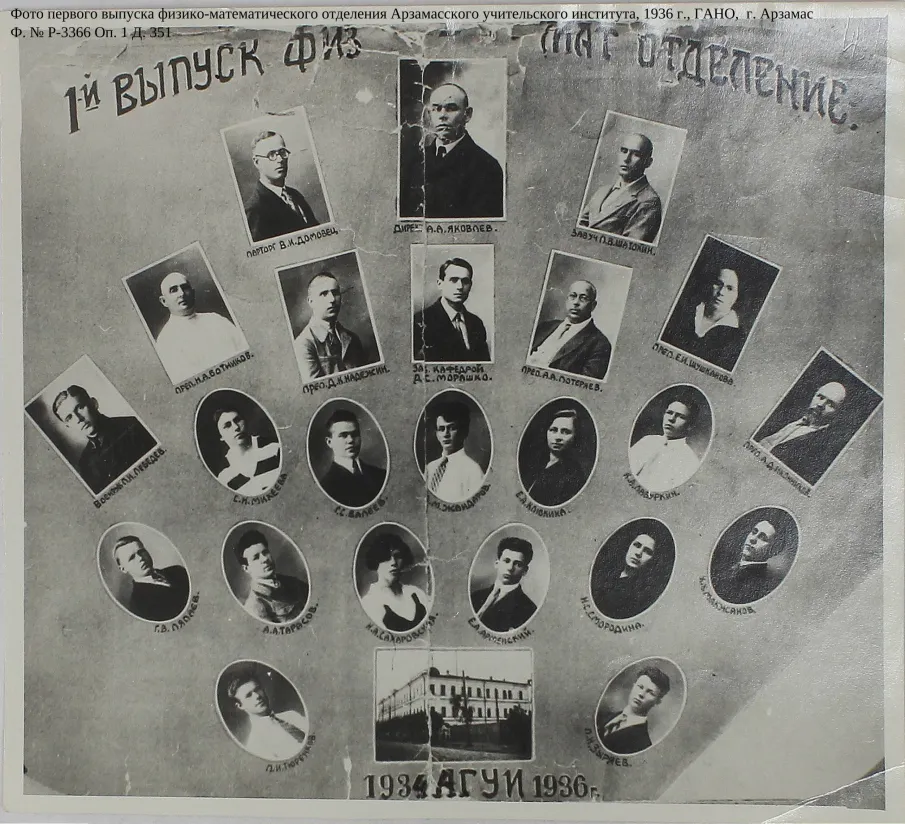 90 лет с момента открытия Арзамасского государственного педагогического института имени А.П. Гайдара